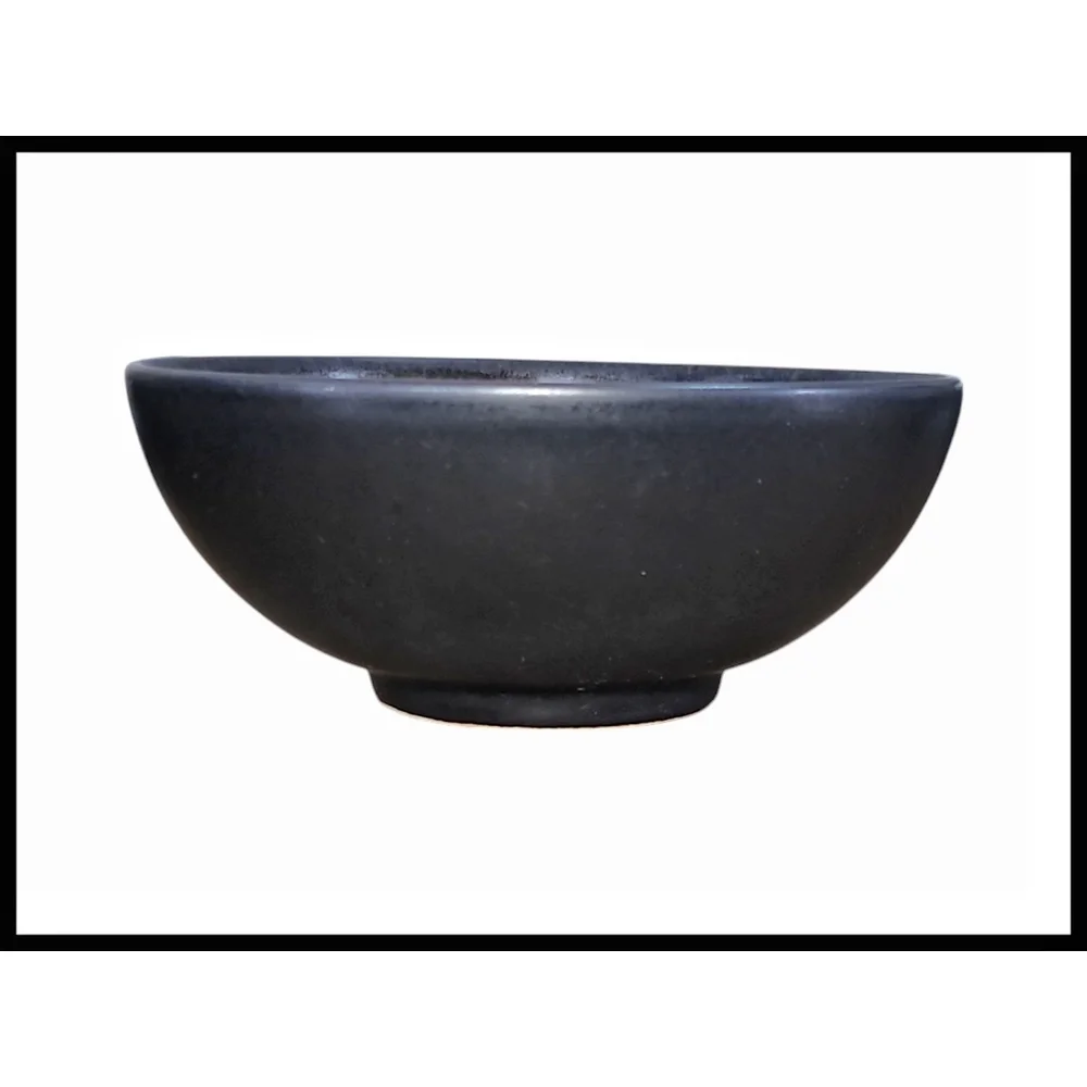 Jars France Tourron Samoa Vert Green Small Bowl Set of 5 Hand Made - Picture 9 of 11